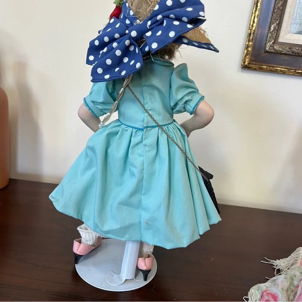 Playing Dress Up with Blue Dress and Accessories
